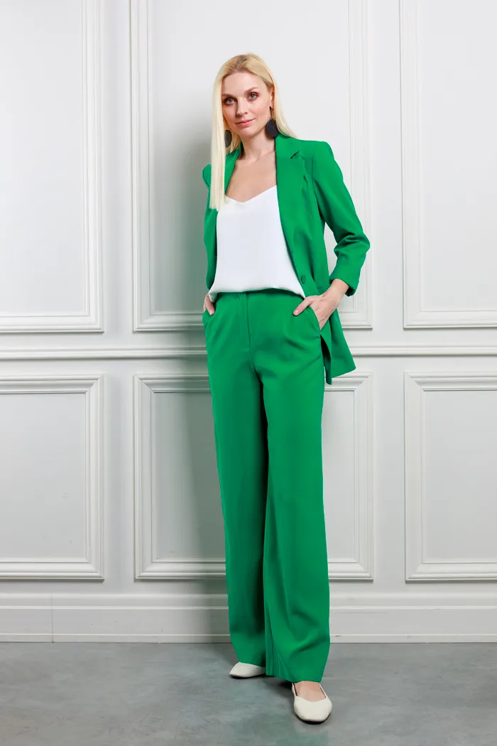 Брюки свободные из поливискозы