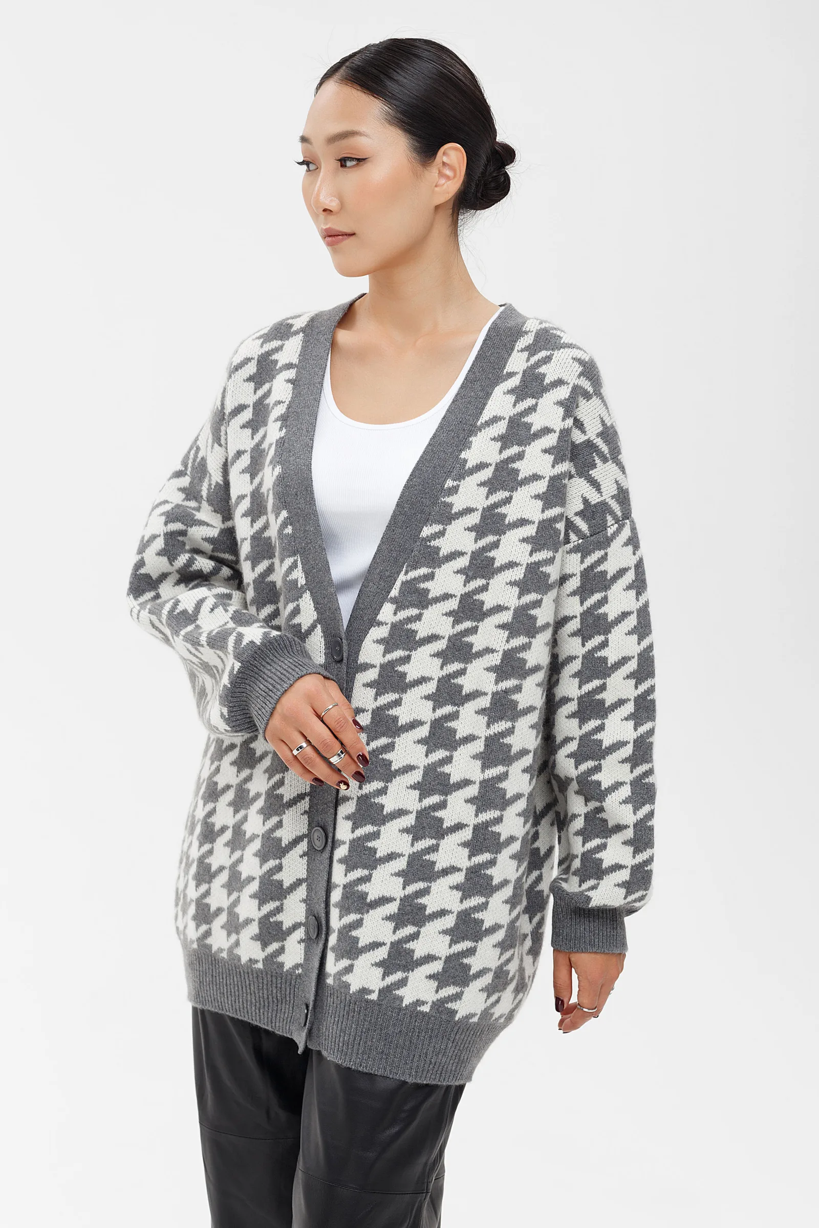 Кардиган oversize из кашемира Cashmere House
