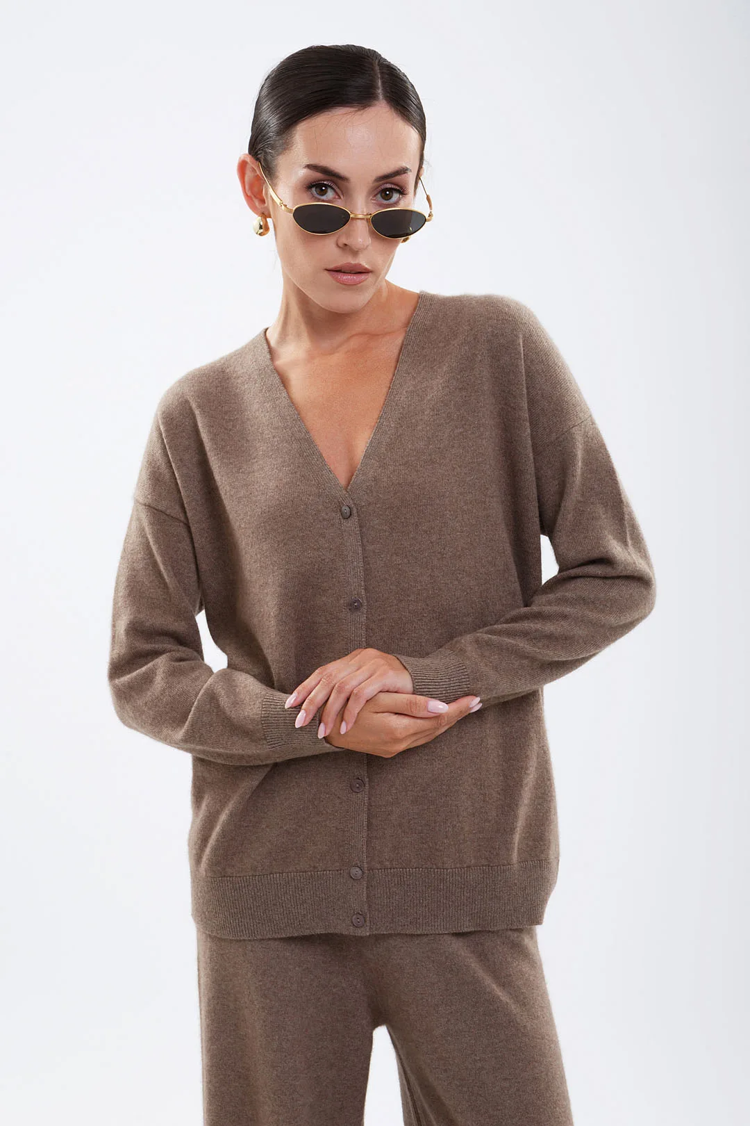 Кардиган из 100% кашемира Cashmere House
