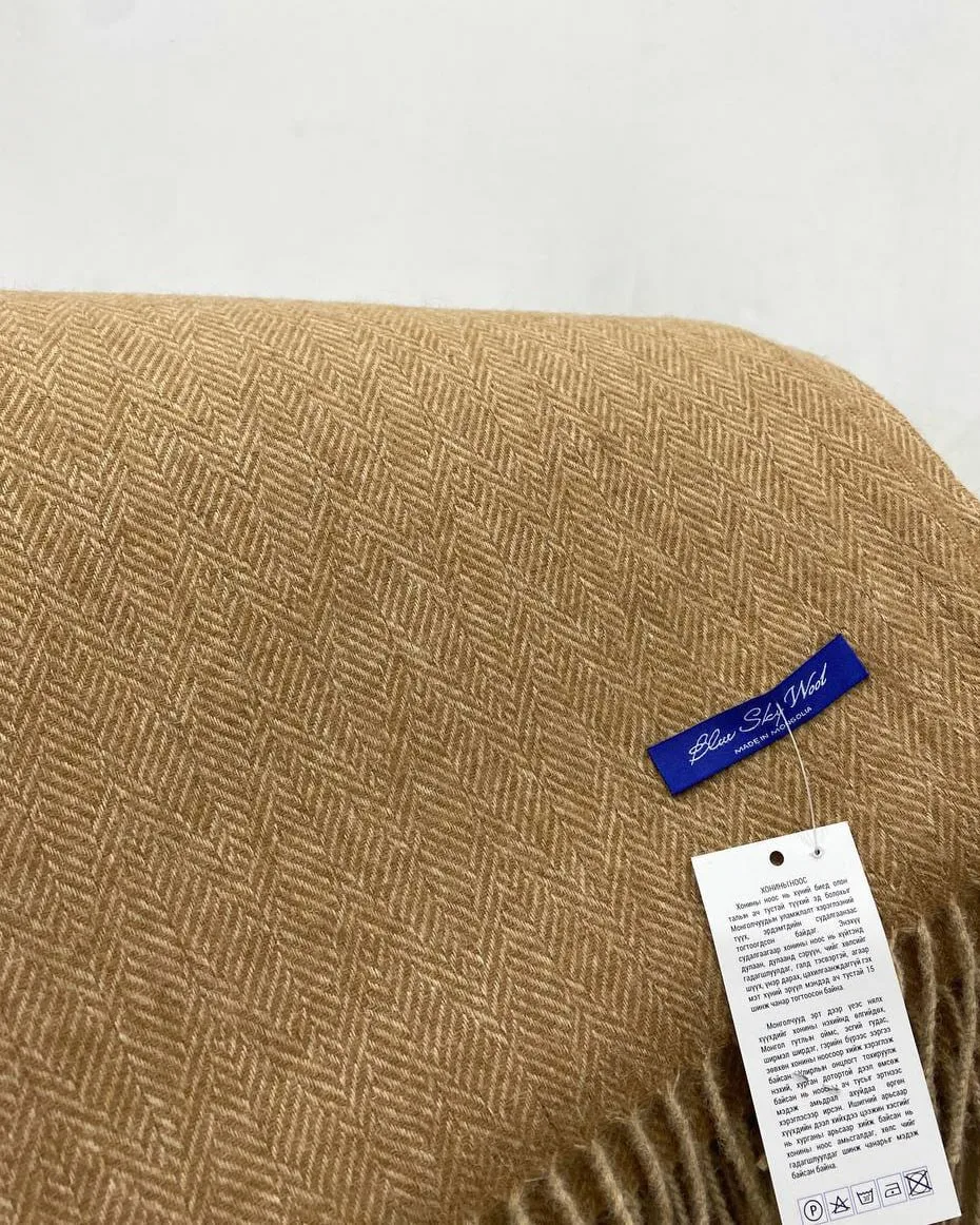 Плед шерсть WDM62154 БлюСкай